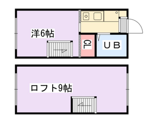 岸本ハイツの物件間取画像